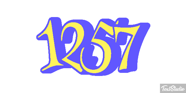 1257 Text effect