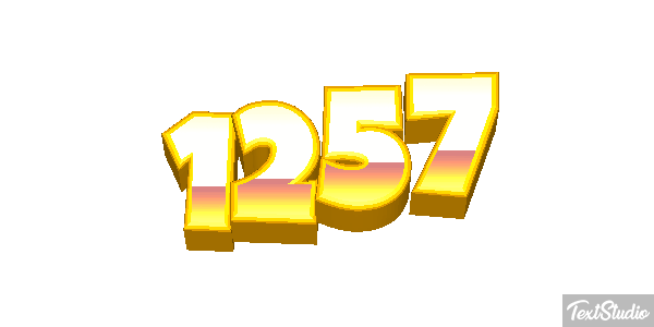 1257 Text effect