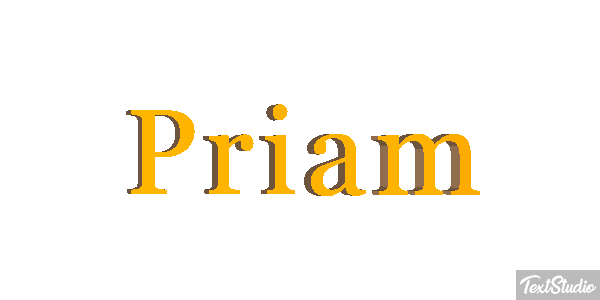 Priam Effet de texte