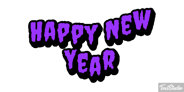 Happy New Year Efekt tekstowy