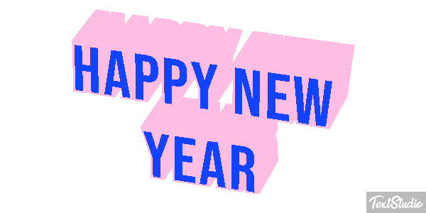 Happy New Year Efekt tekstowy