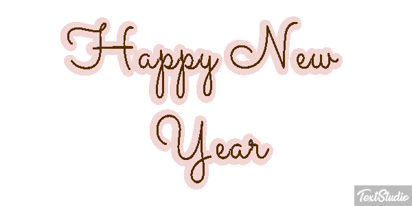Happy New Year Efekt tekstowy