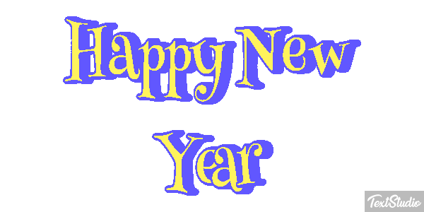 Happy New Year Efekt tekstowy