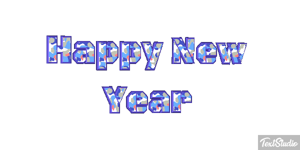 Happy New Year Efekt tekstowy