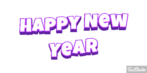 Happy New Year Efekt tekstowy