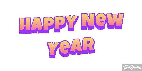 Happy New Year Efekt tekstowy
