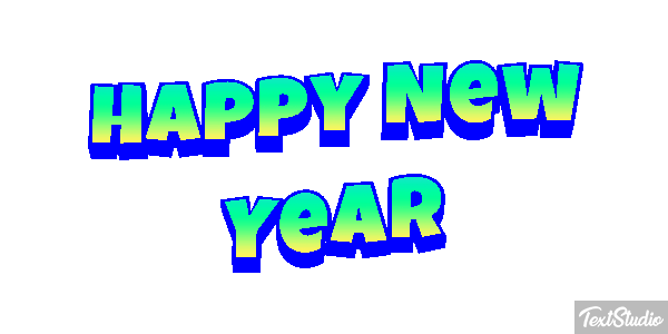 Happy New Year Efekt tekstowy