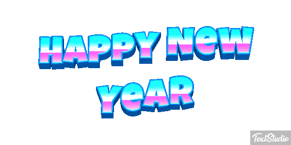 Happy New Year Efekt tekstowy
