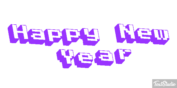 Happy New Year Efekt tekstowy