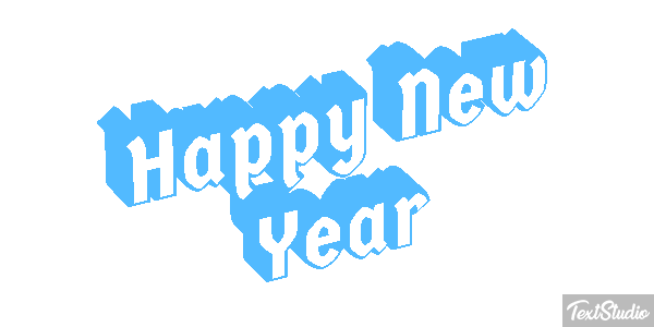 Happy New Year Efekt tekstowy