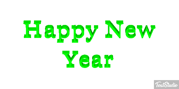 Happy New Year Efekt tekstowy