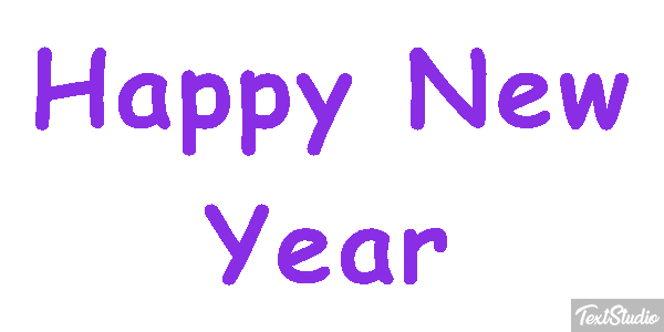 Happy New Year Efekt tekstowy