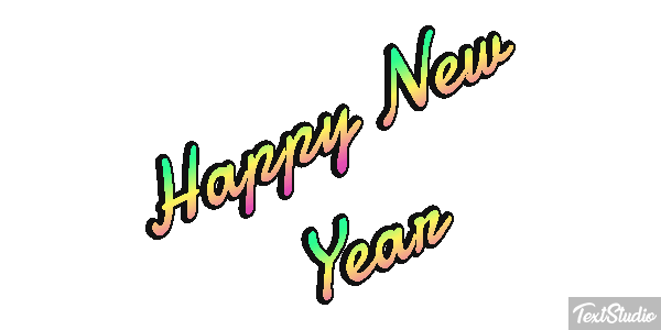 Happy New Year Efekt tekstowy