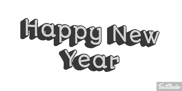 Happy New Year Efekt tekstowy