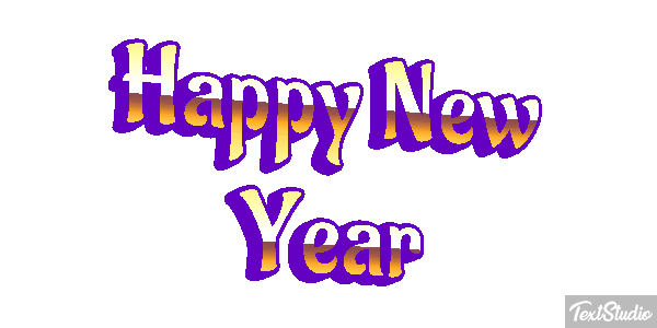 Happy New Year Efekt tekstowy