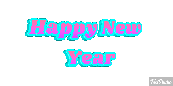 Happy New Year Efekt tekstowy