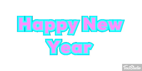 Happy New Year Efekt tekstowy