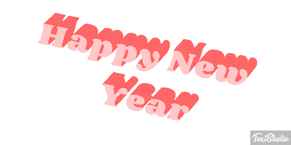 Happy New Year Efekt tekstowy