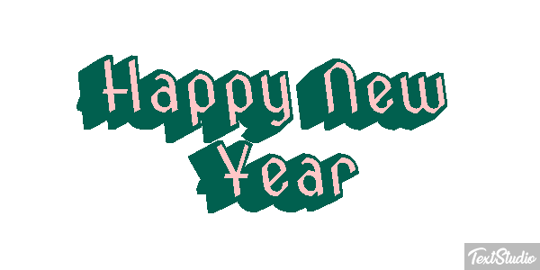 Happy New Year Efekt tekstowy
