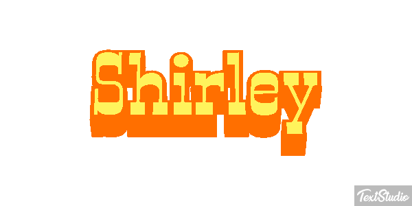 Shirley Text effect
