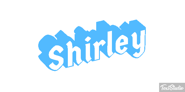 Shirley Text effect