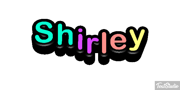 Shirley Text effect