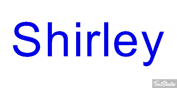 Shirley Text effect