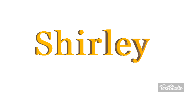 Shirley Text effect