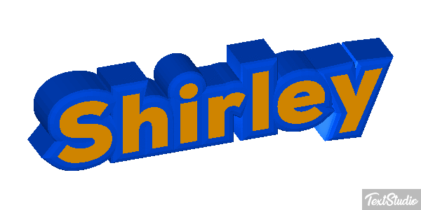 Shirley Text effect