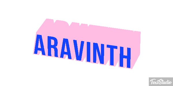 Aravinth Text effect