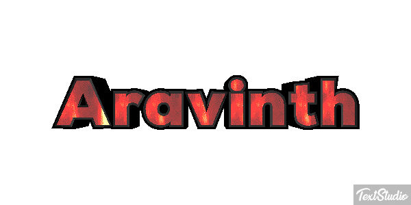 Aravinth Text effect
