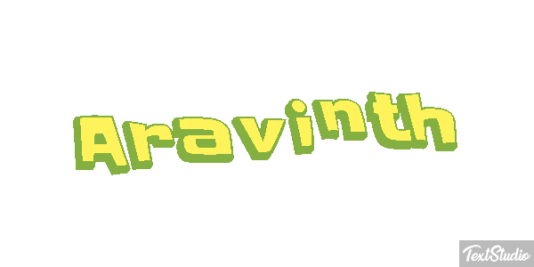 Aravinth Text effect