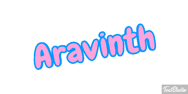 Aravinth Text effect