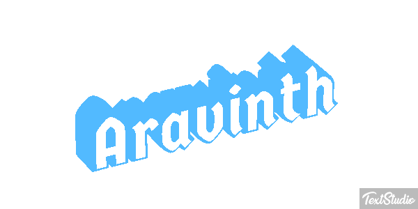Aravinth Text effect