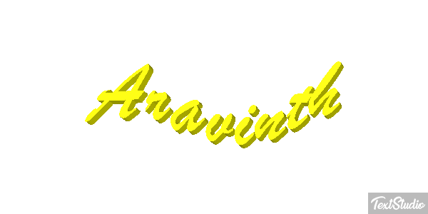 Aravinth Text effect