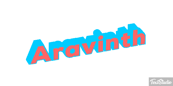 Aravinth Text effect