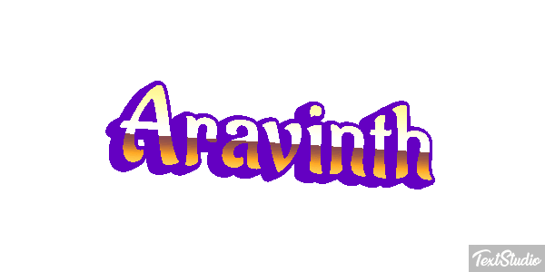 Aravinth Text effect