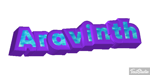 Aravinth Text effect
