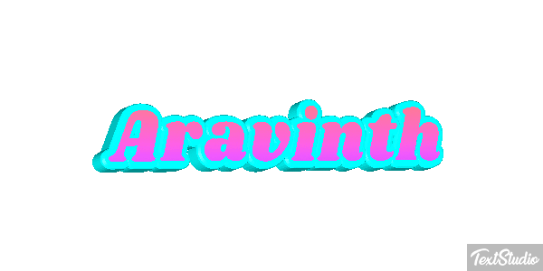 Aravinth Text effect
