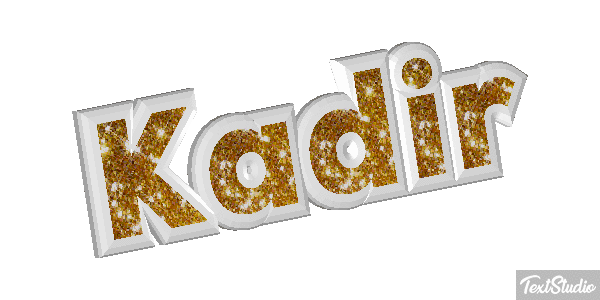 Kadir Tekst effect