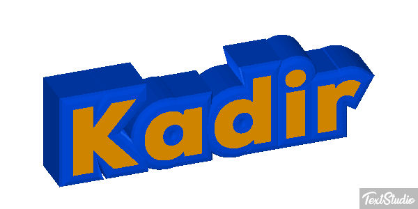 Kadir Tekst effect