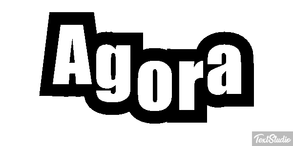 Agora Efecto de texto
