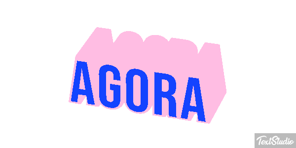 Agora Efecto de texto