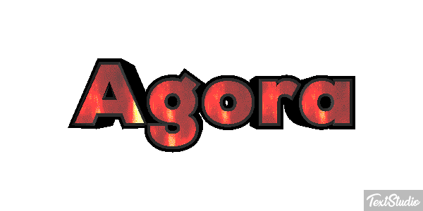 Agora Efecto de texto