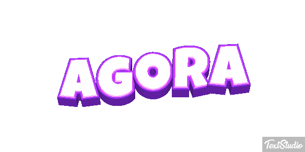 Agora Efecto de texto