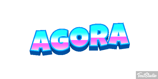 Agora Efecto de texto