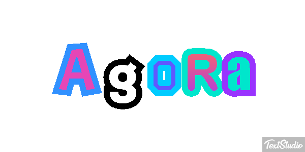 Agora Efecto de texto