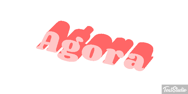Agora Efecto de texto