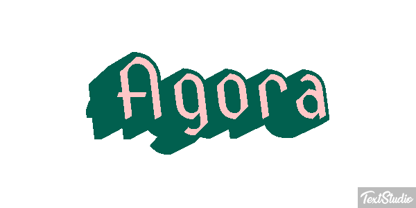 Agora Efecto de texto