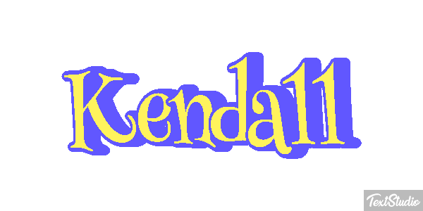 Kendall Efecto de texto